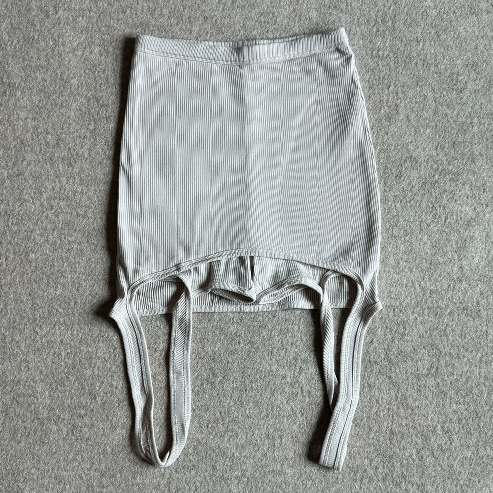 Dion Lee nude skirt with shorts underneath